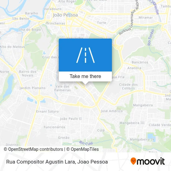 Rua Compositor Agustin Lara map