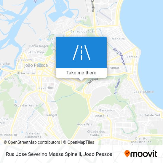 Rua Jose Severino Massa Spinelli map