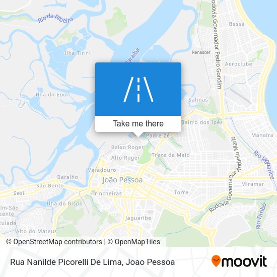Rua Nanilde Picorelli De Lima map