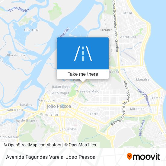 Avenida Fagundes Varela map