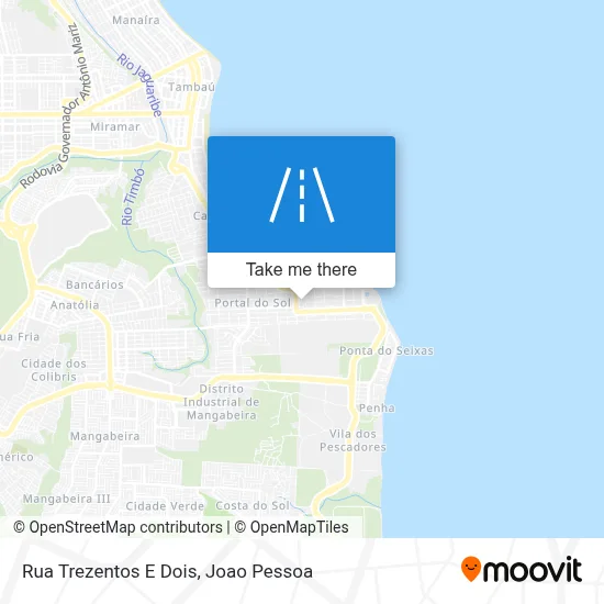 Rua Trezentos E Dois map