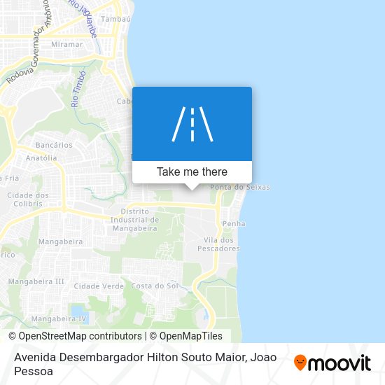 Avenida Desembargador Hilton Souto Maior map