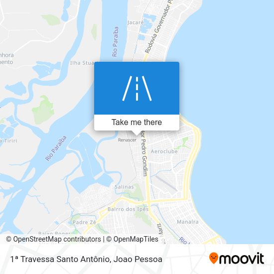 1ª Travessa Santo Antônio map