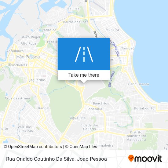 Rua Onaldo Coutinho Da Silva map