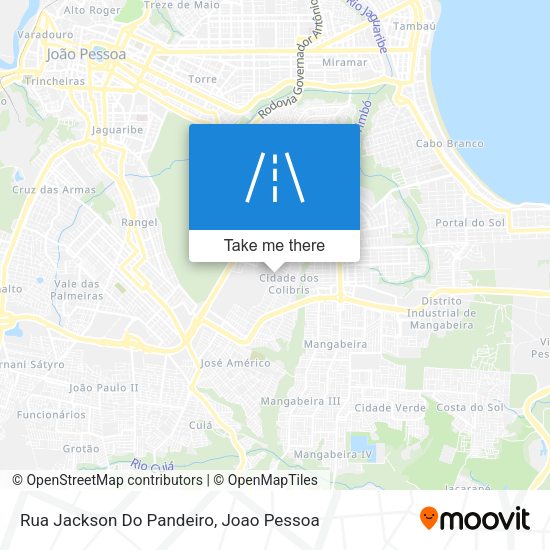 Rua Jackson Do Pandeiro map