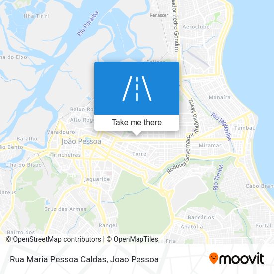 Rua Maria Pessoa Caldas map