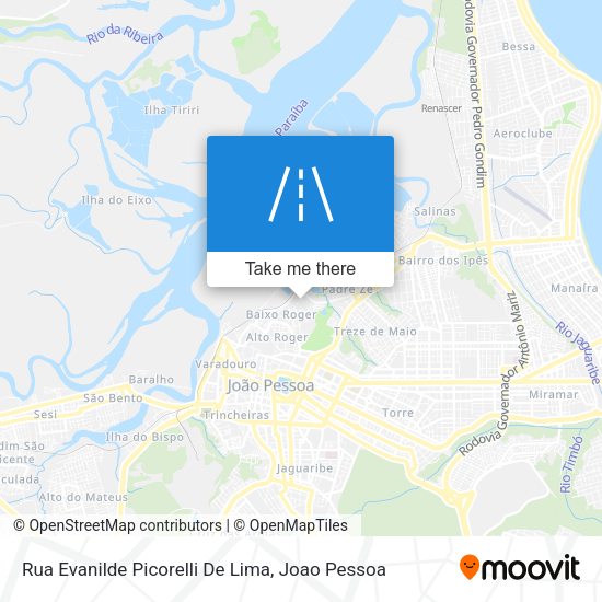 Rua Evanilde Picorelli De Lima map