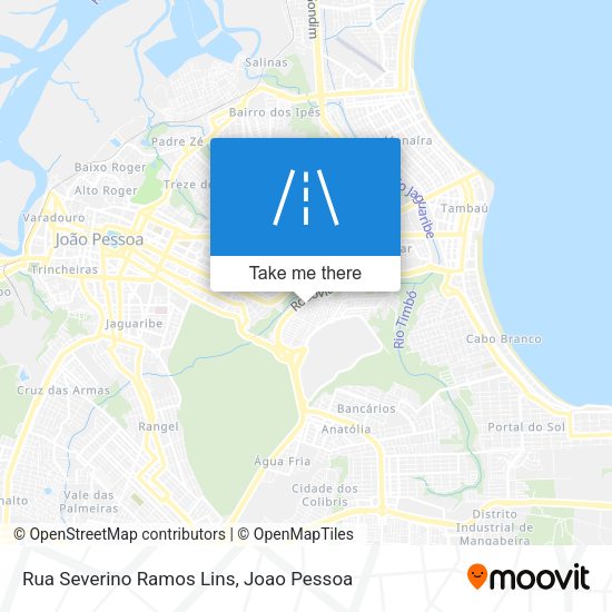 Rua Severino Ramos Lins map