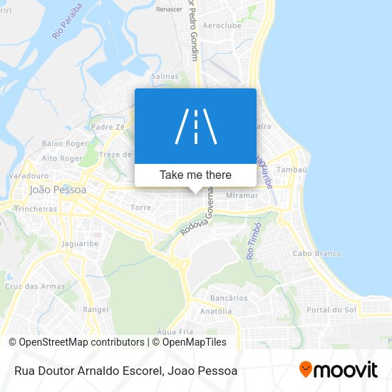 Rua Doutor Arnaldo Escorel map