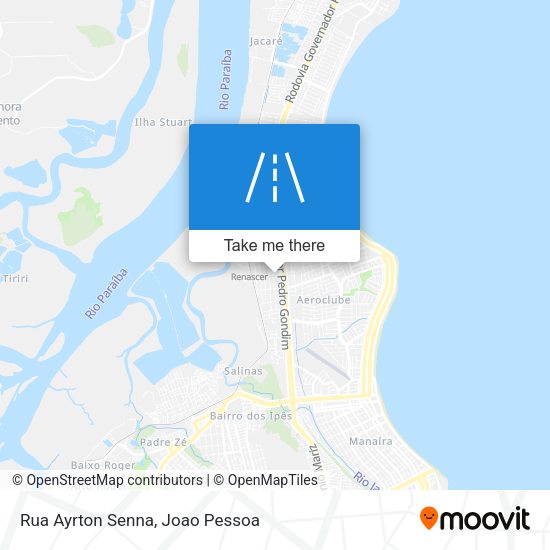 Rua Ayrton Senna map