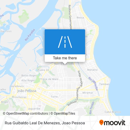 Rua Guibaldo Leal De Menezes map