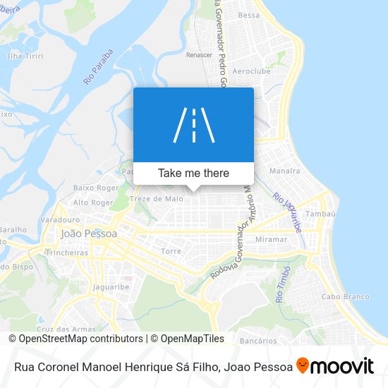 Rua Coronel Manoel Henrique Sá Filho map