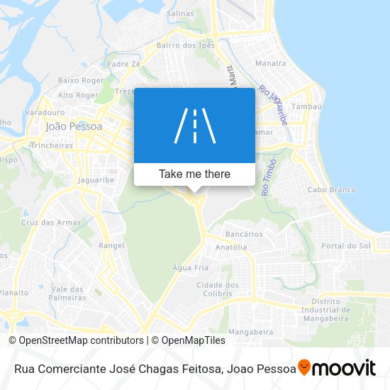 Rua Comerciante José Chagas Feitosa map