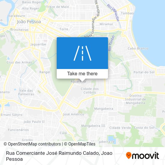 Rua Comerciante José Raimundo Calado map