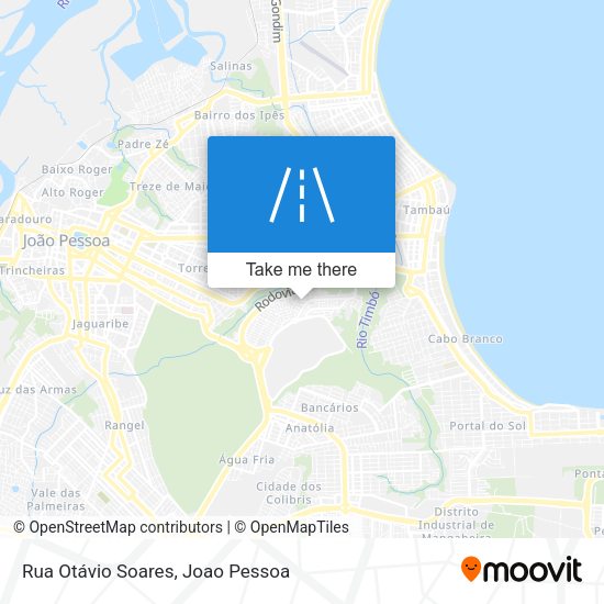Rua Otávio Soares map