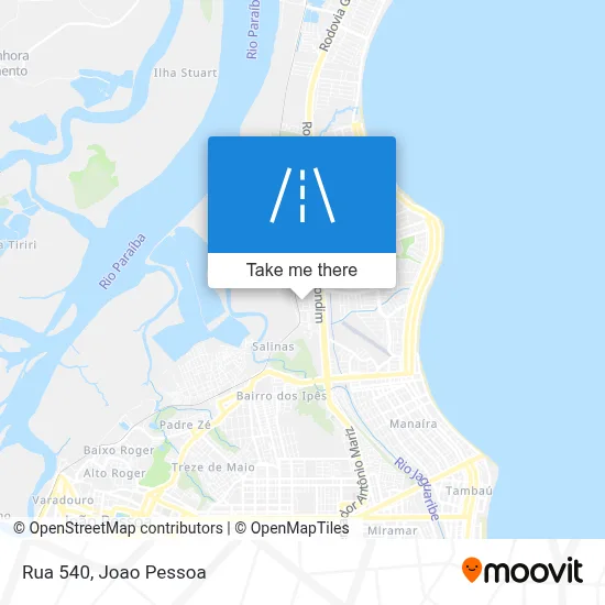 Rua 540 map