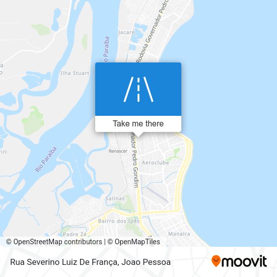 Rua Severino Luiz De França map