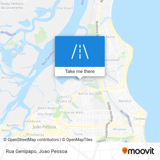 Rua Genipapo map