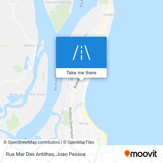 Rua Mar Das Antilhas map