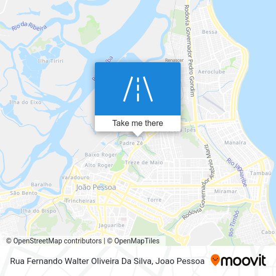 Rua Fernando Walter Oliveira Da Silva map