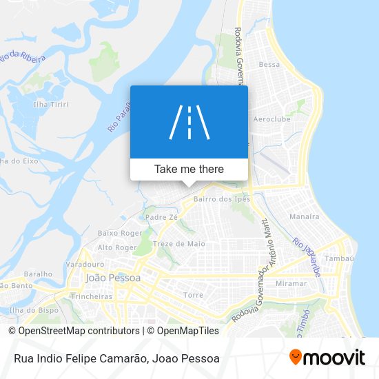 Rua Indio Felipe Camarão map