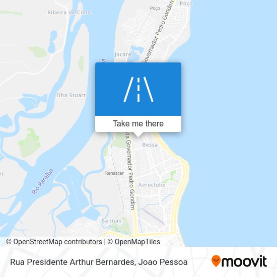 Rua Presidente Arthur Bernardes map