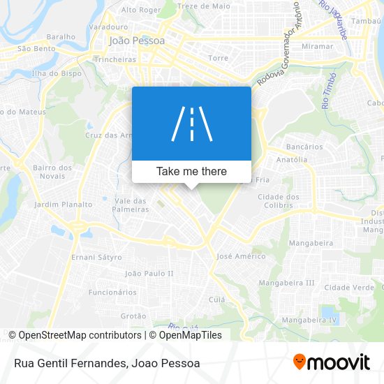 Rua Gentil Fernandes map