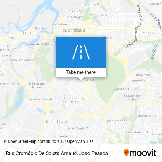 Rua Cromácio De Souza Arnaud map