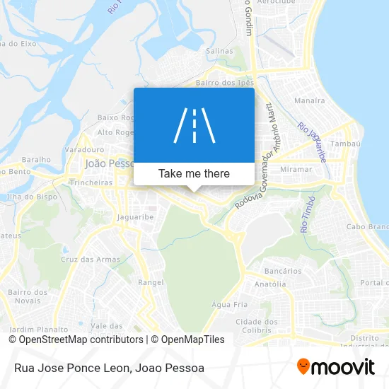Rua Jose Ponce Leon map