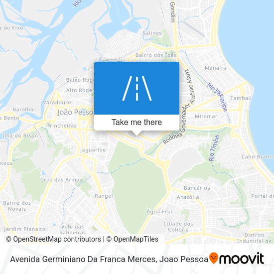 Avenida Germiniano Da Franca Merces map