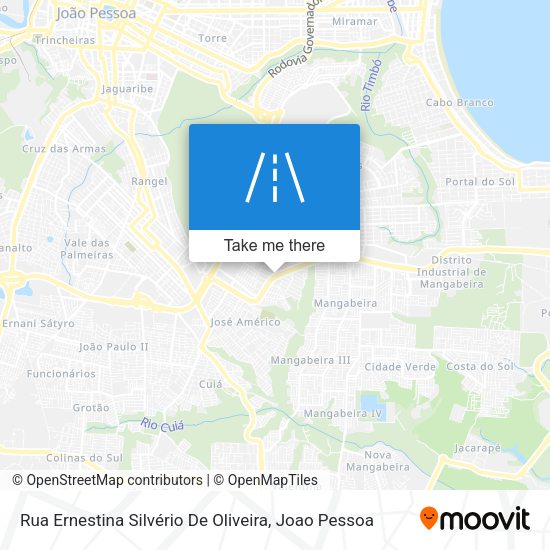 Rua Ernestina Silvério De Oliveira map