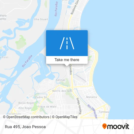 Rua 495 map