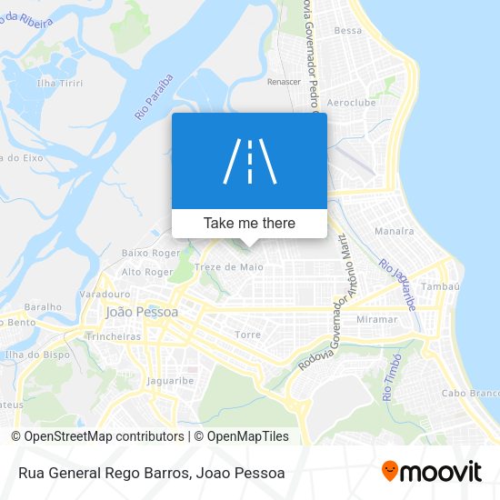 Rua General Rego Barros map