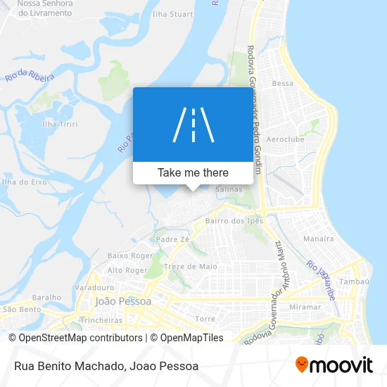 Rua Benito Machado map
