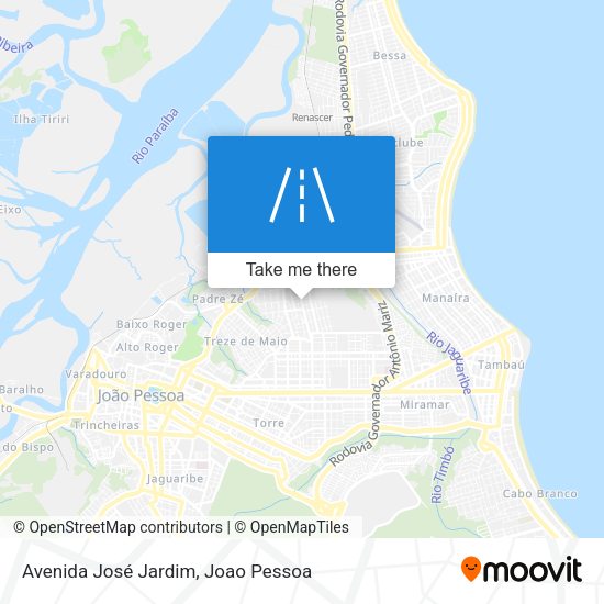 Avenida José Jardim map