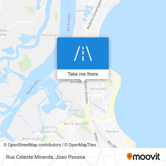 Rua Celeste Miranda map