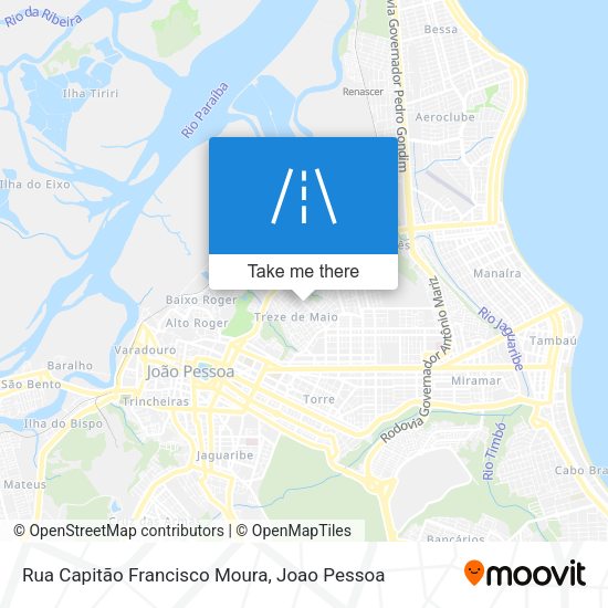 Rua Capitão Francisco Moura map