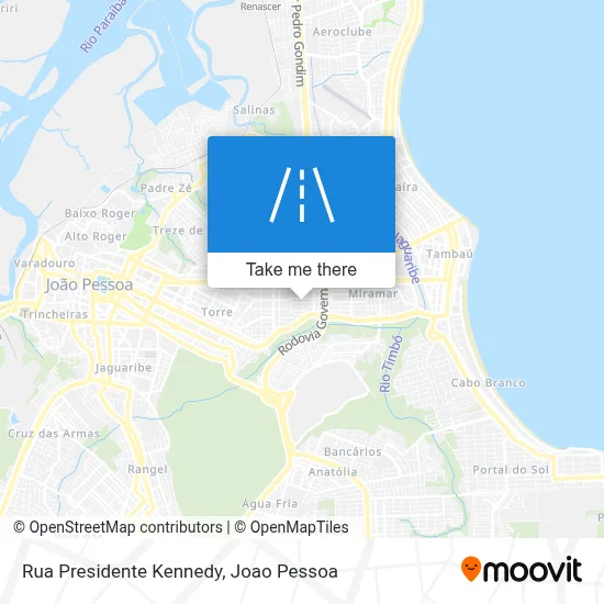 Rua Presidente Kennedy map