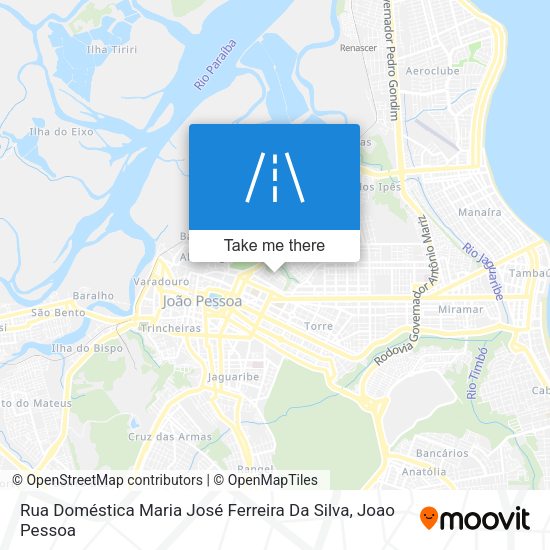 Rua Doméstica Maria José Ferreira Da Silva map