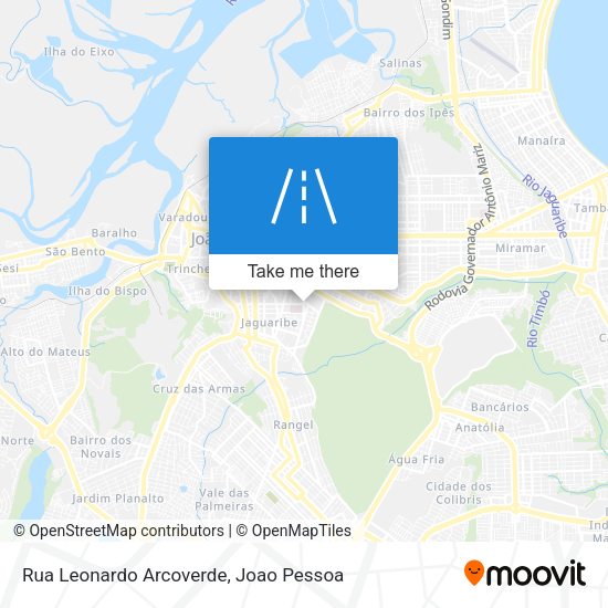 Rua Leonardo Arcoverde map