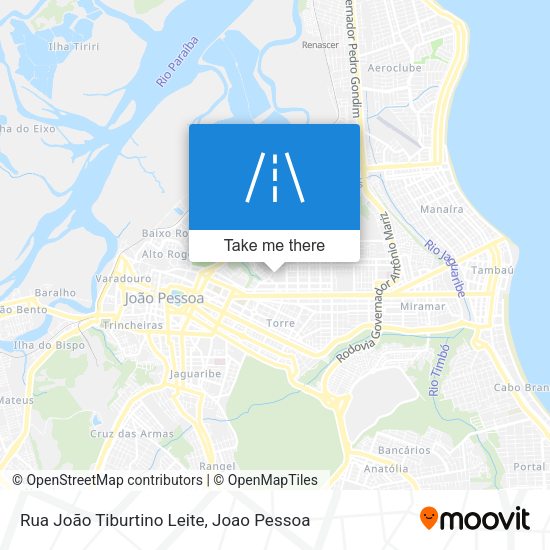 Rua João Tiburtino Leite map