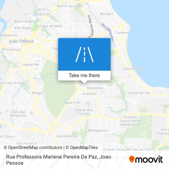 Rua Professora Marlene Pereira Da Paz map