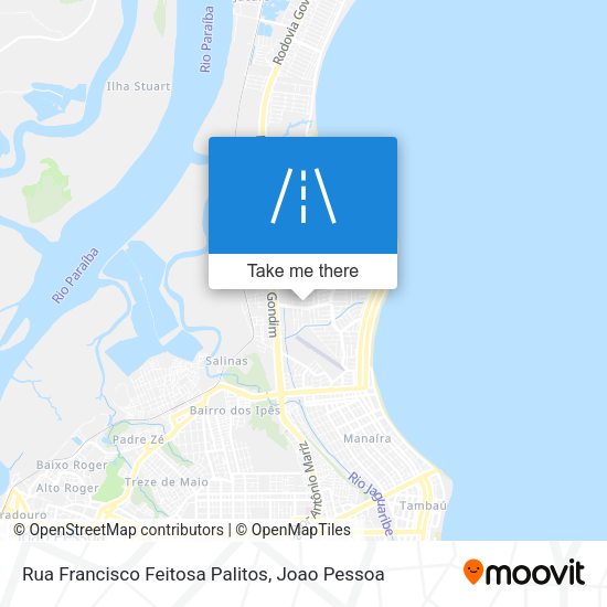 Rua Francisco Feitosa Palitos map