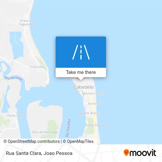 Rua Santa Clara map