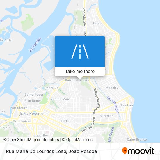 Rua Maria De Lourdes Leite map