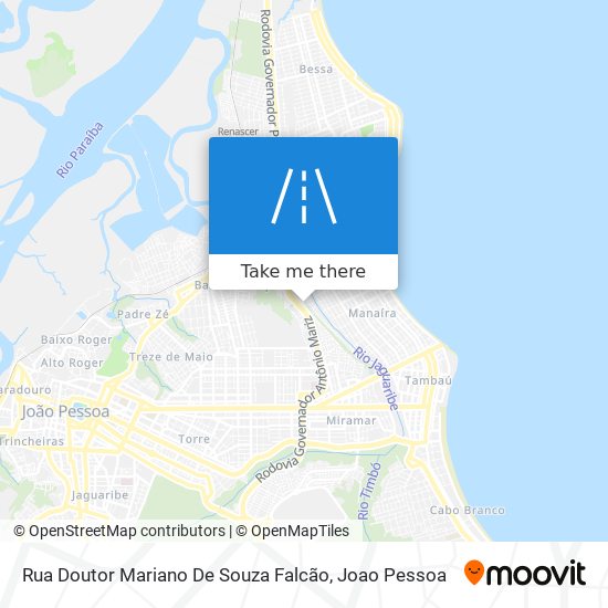 Rua Doutor Mariano De Souza Falcão map