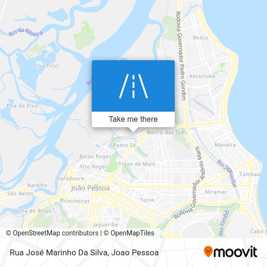 Rua José Marinho Da Silva map