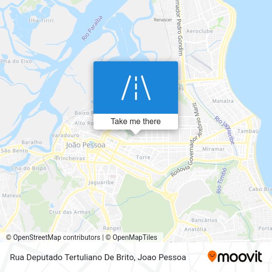 Rua Deputado Tertuliano De Brito map