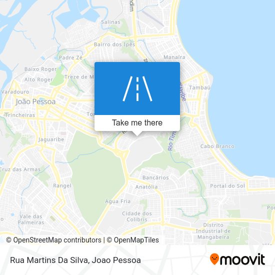 Rua Martins Da Silva map