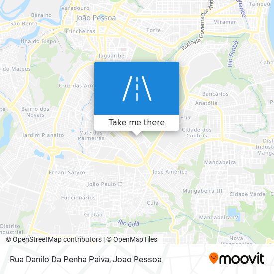 Rua Danilo Da Penha Paiva map